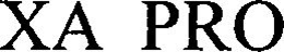 XA PRO trademark