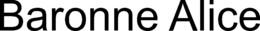 BARONNE ALICE trademark