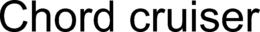 CHORD CRUISER trademark