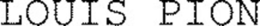 LOUIS PION trademark