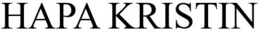 HAPA KRISTIN trademark