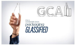 GCA FOR A SUSTAINABLE FUTURE PACKAGING GLASSIFIED trademark