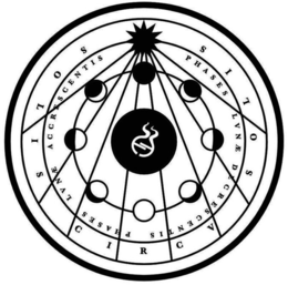 SOLIS CIRCV SOLIS PHASES LVNÆ DECRESCENTIS PHASES LVNÆ ACCRESCENTIS trademark