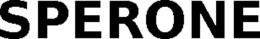 SPERONE trademark
