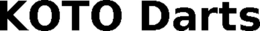 KOTO DARTS trademark
