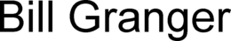 BILL GRANGER trademark