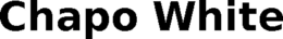 CHAPO WHITE trademark
