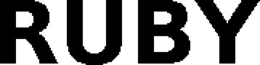 RUBY trademark