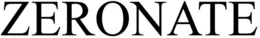 ZERONATE trademark