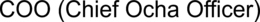 COO（CHIEF OCHA OFFICER） trademark