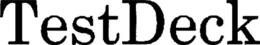 TESTDECK trademark