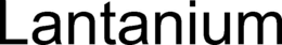 LANTANIUM trademark