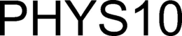 PHYS10 trademark