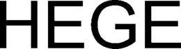 HEGE trademark