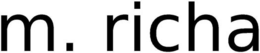 M. RICHA trademark