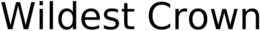 WILDEST CROWN trademark