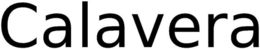 CALAVERA trademark