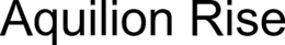 AQUILION RISE trademark