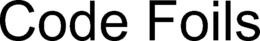 CODE FOILS trademark