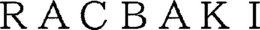RACBAKI trademark