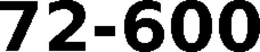 72-600 trademark
