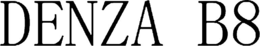 DENZA B8 trademark