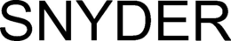 SNYDER trademark