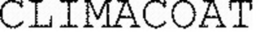 CLIMACOAT trademark
