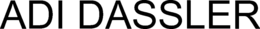 ADI DASSLER trademark