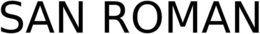 SAN ROMAN trademark