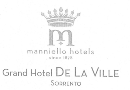 M MANNIELLO HOTELS SINCE 1878 GRAND HOTEL DE LA VILLE SORRENTO trademark