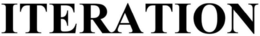 ITERATION trademark