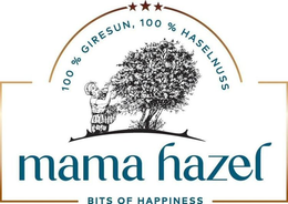 100 % GIRESUN, 100 % HASELNUSS MAMA HAZEL BITS OF HAPPINESS trademark