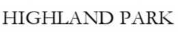 HIGHLAND PARK trademark