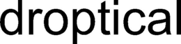 DROPTICAL trademark