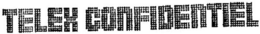 TELEX CONFIDENTIEL trademark