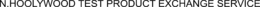 N.HOOLYWOOD TEST PRODUCT EXCHANGE SERVICE trademark