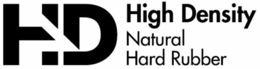 HD HIGH DENSITY NATURAL HARD RUBBER trademark