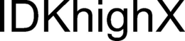 IDKHIGHX trademark