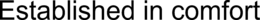ESTABLISHED IN COMFORT trademark