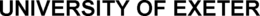 UNIVERSITY OF EXETER trademark