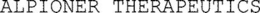 ALPIONER THERAPEUTICS trademark