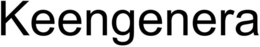 KEENGENERA trademark