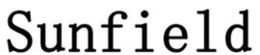 SUNFIELD trademark