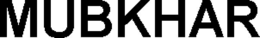 MUBKHAR trademark