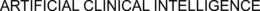 ARTIFICIAL CLINICAL INTELLIGENCE trademark