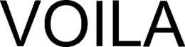 VOILA trademark