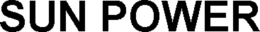 SUN POWER trademark
