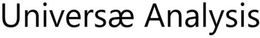 UNIVERSÆ ANALYSIS trademark