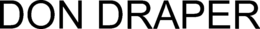 DON DRAPER trademark